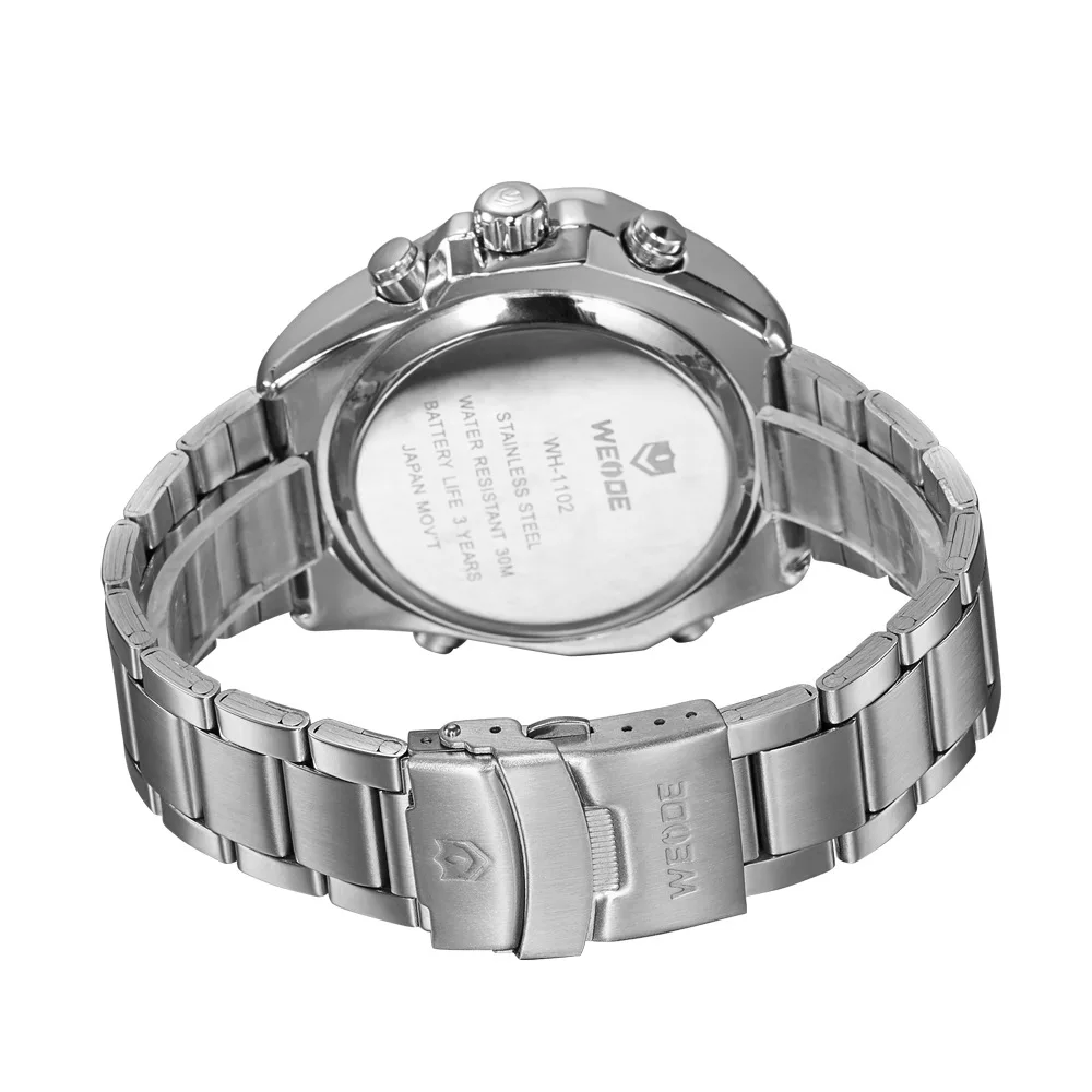

WEIDE/trendy irregular dial men's LED quartz watch 1102