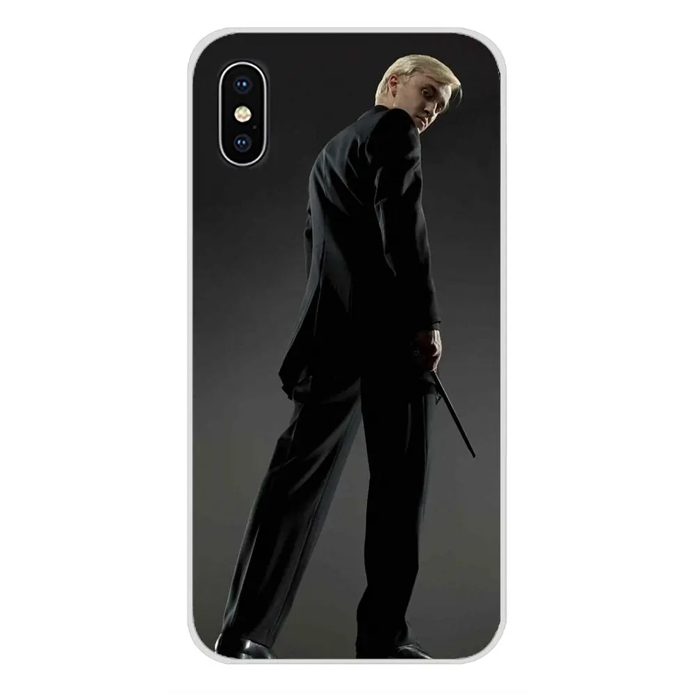 Силиконовые чехлы для телефонов Draco Malfoy художественный плакат Huawei G7 G8 P8 P9 P10 P20 P30