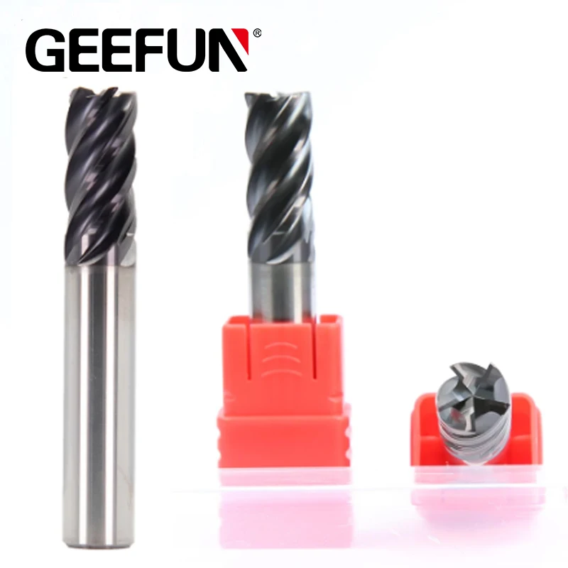 

5 Flutes CNC Machining for Stainless Steel Titanium Alloys End Mills Variable pitch