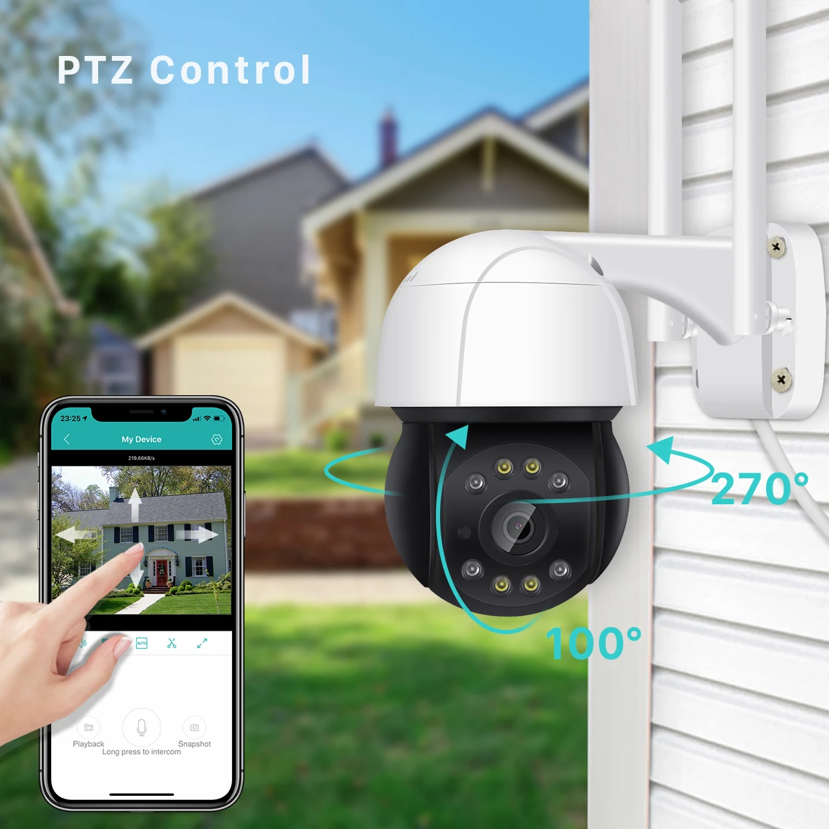 Nuvem à Prova Água de Segurança em Casa Ptz ao ar Anbiux Livre Câmera fi 3mp Velocidade Dome Rastreamento Automático ip Camere Dwaterproof P2p Onvif Cctv 5mp wi 4 velocidade dome rastreamento automático ip camere h.265
