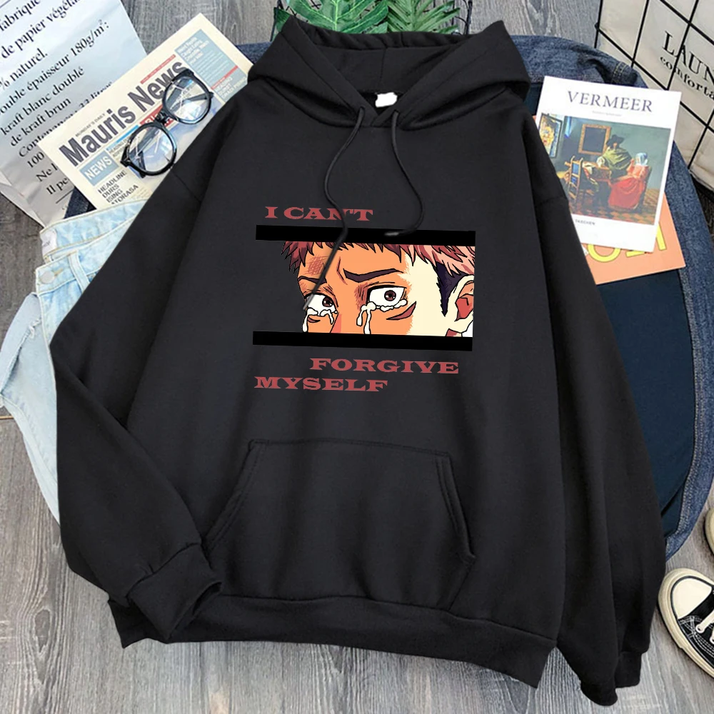 

Hoodies Jujutsu Kaisen Yuji Itadori Print Kawaii Clothes Women Casual Oversized Hoodies Women Korean Fashion Cartoon Hooded