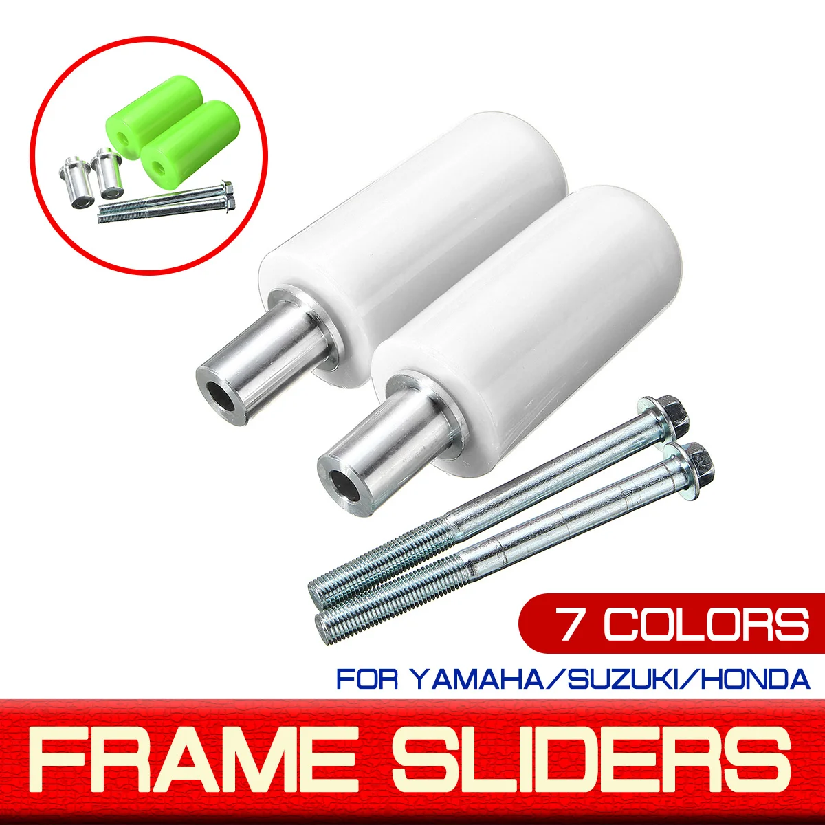 

General Non-slip MotorcycleNo Cut Frame Slider Pad New Anti Crash Falling Protection Motorcycle Part for Yamaha/Suzuki/Honda