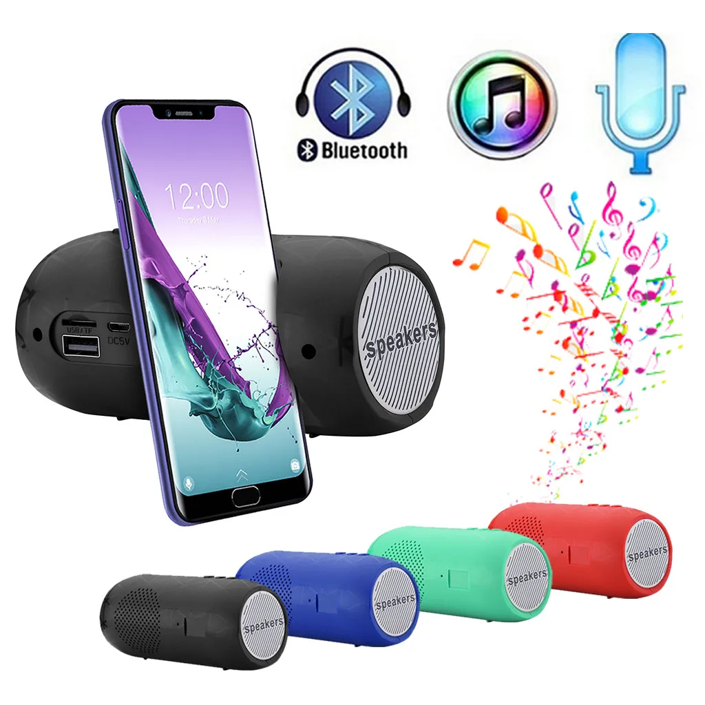 FD беспроводной Bluetooth динамик s портативный звуковая панель TF FM радиосабвуфер