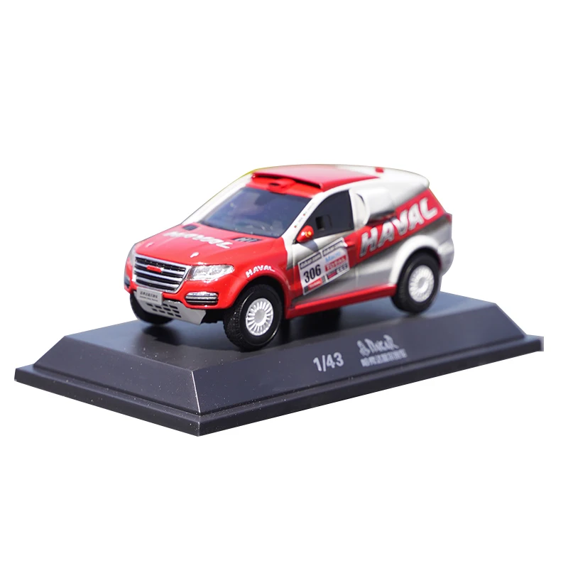 

1:43 оригинальная модель автомобиля из сплава Великая стена Дакар ралли SUV
