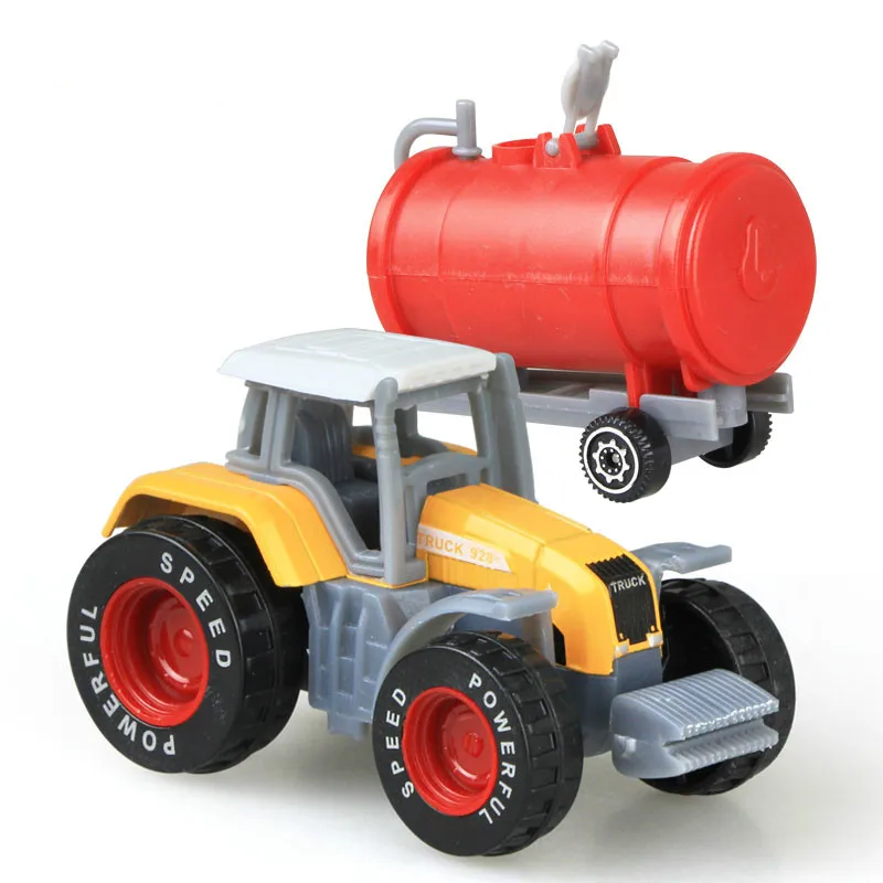 

4in1 Tractor Farm Vehicle Model Classic Mini Alloy Engineering Car Toys for Children Boy Toys Gift Kids Toys Boys