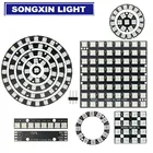 1 шт. 8 каналов WS2812 5050 RGB светодиодные фонари Встроенная полноцветная управляемая макетная плата 2812 Ws2812b встроенный полноцветный драйвер