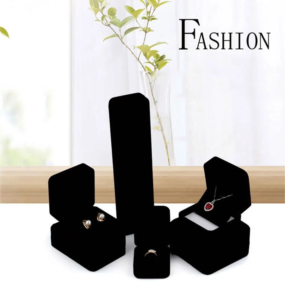 

Jewelry Box Wedding Ring Earrings Necklace Pendant Bracelet Storage Case for Earrings Necklace Bracelet Organizer Valentine Day