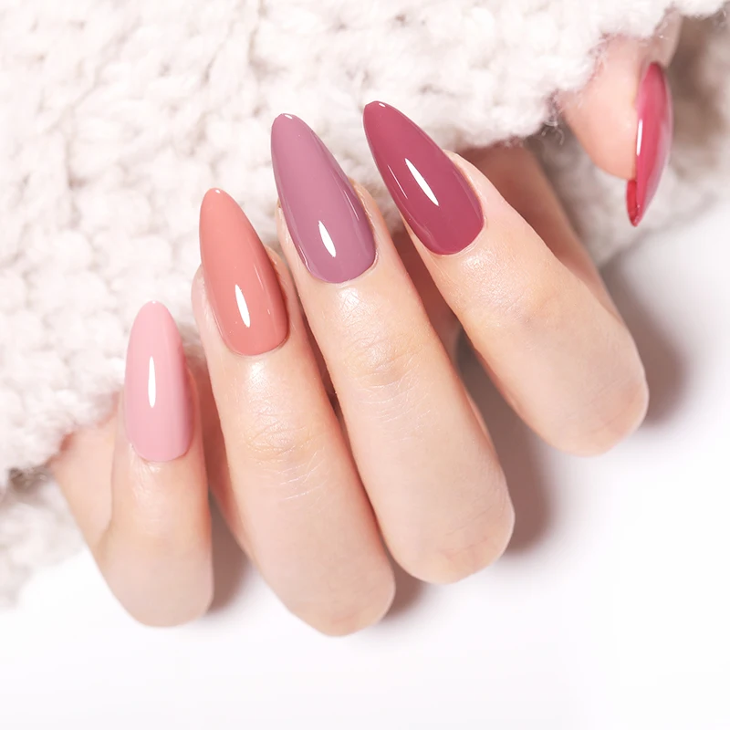 BORN PRETTY Pink Серия чистый цветной гель для ногтей лак 6 мл замачиваемый дизайн ногтей УФ светодиодный Гель-лак для маникюра дизайн