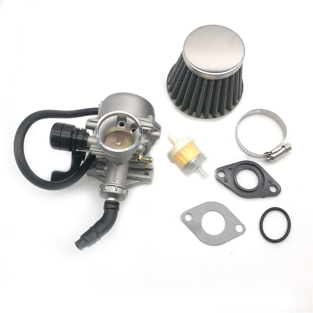 Карбюратор с воздушным фильтром PZ19 карбюратор для 70 90 110 cc ATV Quad 4 Wheeler внедорожного
