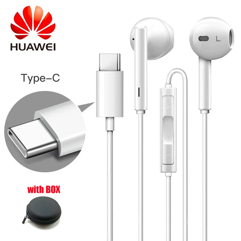 Оригинальные наушники HUAWEI CM33 usb type-C в ухо Hearphone гарнитура микрофон громкость HUAWEI mate 10Pro 20 X RS P20 30 Note 10