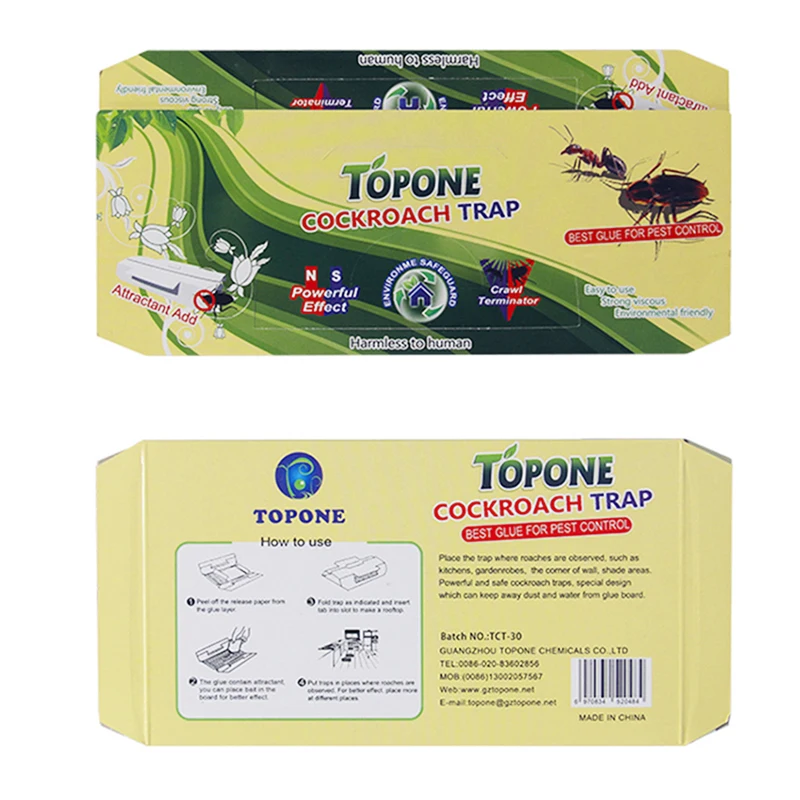 2 шт./лот от тараканов приманка для наживки дом убийца уничтожения липкая ловушка