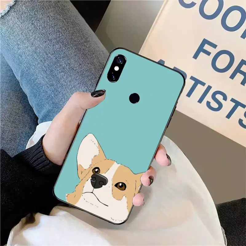 

Shiba Inu Corgi lovely cartoon Phone Case For Xiaomi Redmi note 7 8 9 t max3 s 10 pro lite funda shell coque cover