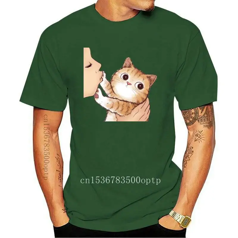 

UUKL Camisas Mujer 2020 New Summer White T Shirt Harajuku Kawaii Animal Print Cat Tshirt Leisure Aesthetic Female T-shirt Tops