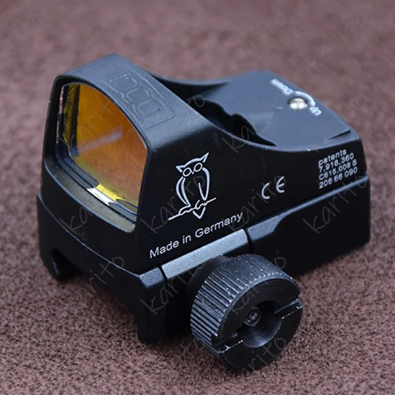 Hunting Shooting Mini Reflex 1x Red Dot Sight Scope 20mm Weaver Mount Base DOC III | Спорт и развлечения