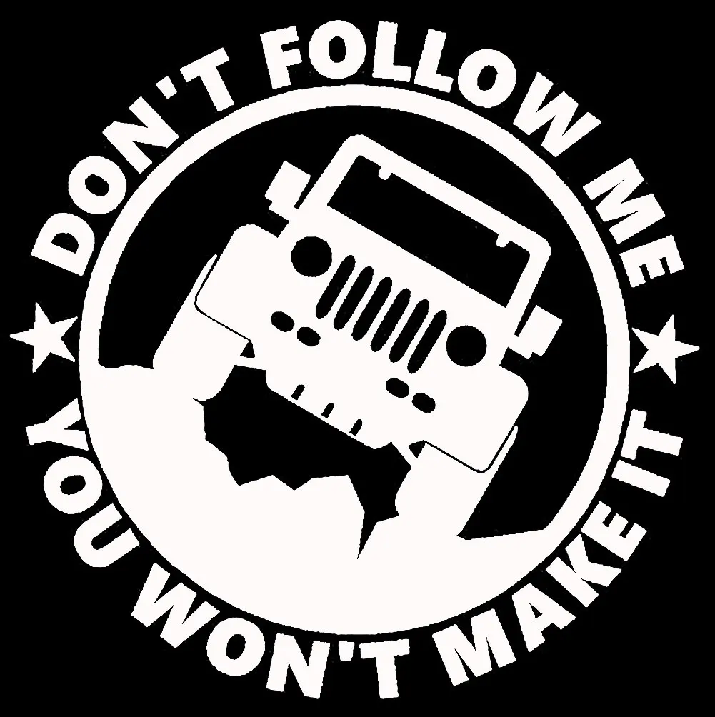 С забавной надписью авто Стайлинг внедорожных транспортных средств