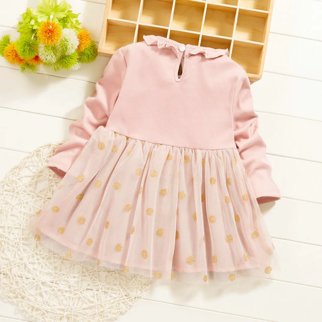 (12 мес. 5 лет) корейские платья для девочек Модное Новое платье принцессы с