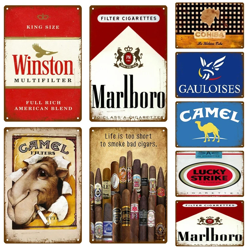 

Винтажный металлический плакат в стиле индастриал-деко