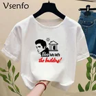 Популярная женская футболка ELVIS Presley с принтом короля рок, модная крутая футболка с коротким рукавом в стиле унисекс, Забавные топы