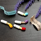 Бутылочка с надписью любовь, 50 X любовь, капсула для письма