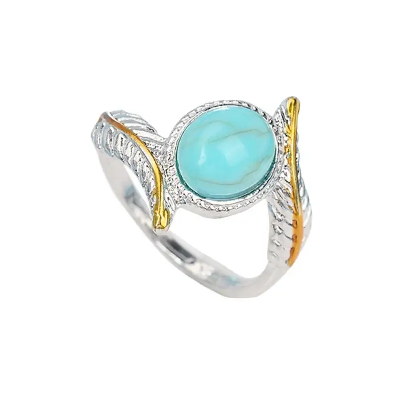 Модные стразы Драгоценный Камень Обручальное кольцо для женщин Кристалл Сапфир