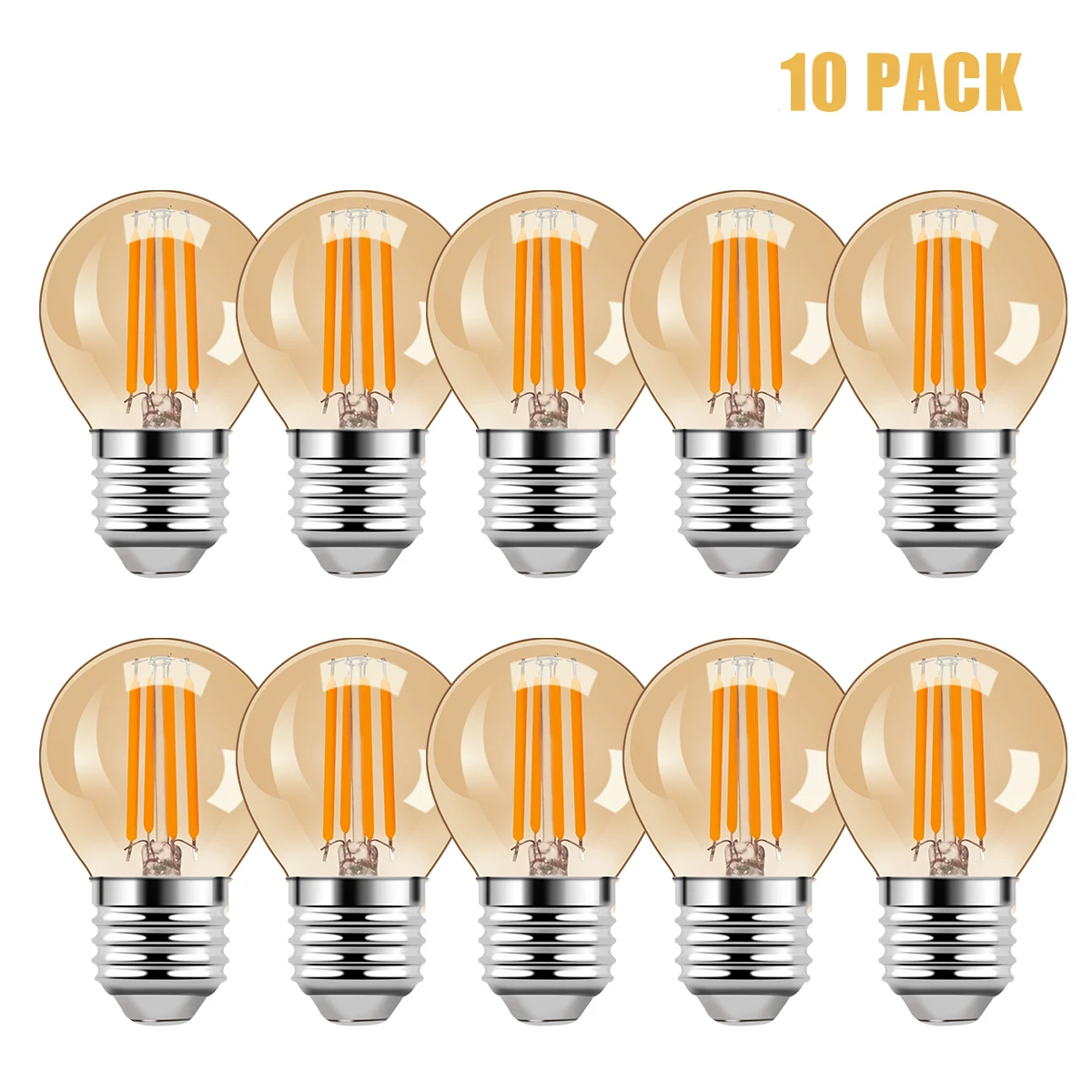 

HCNEW Эдисон светодиодная лампа G45 4Вт теплый белый E27