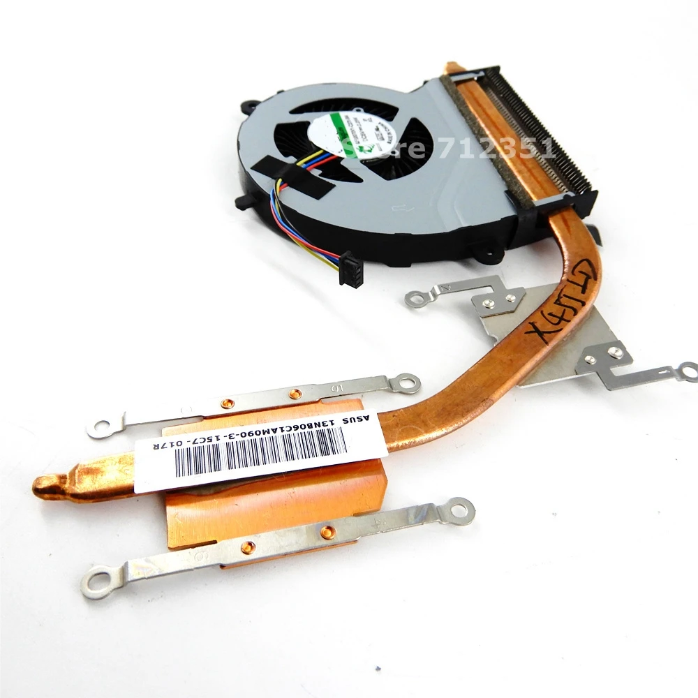 Радиатор X455LD для процессора ASUS A455 A455L K455L X455LJ Y483L|Кулеры и системы охлаждения