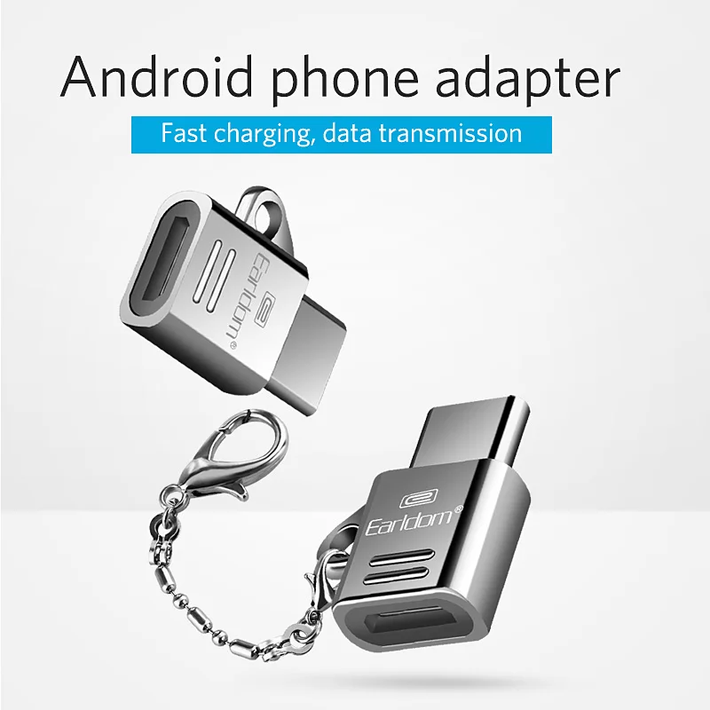 Earldom usb type C Мужской к Micro USB Женский type-c адаптер Разъем для зарядки Micro usb конвертер typec