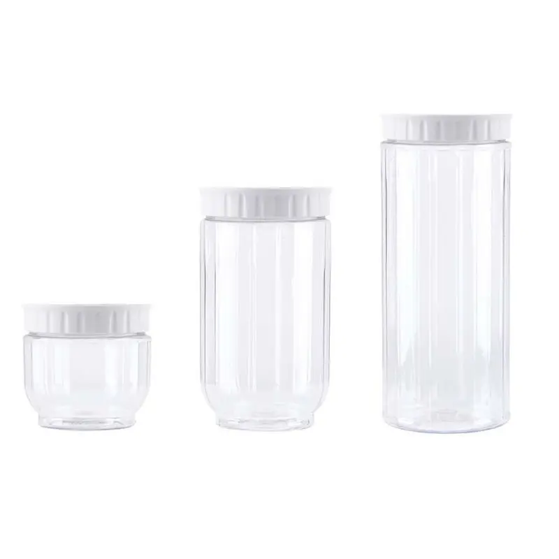 Kitchen Transparent Food Storage Container With Lids Sealing Pot Cereal Grain Bean Rice Sealed Plastic Milk Powder Jar PXPC | Дом и сад