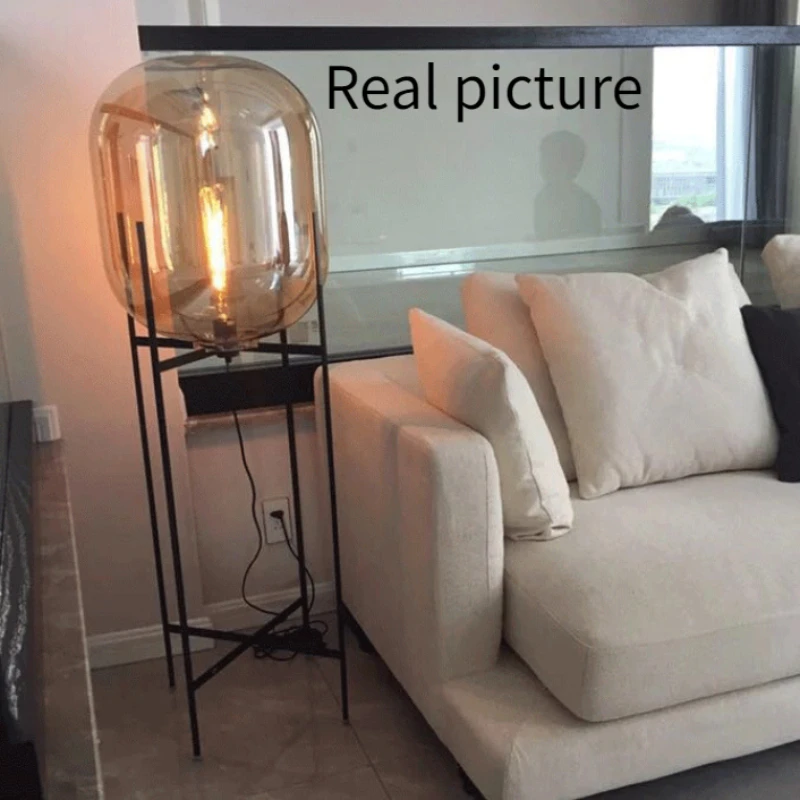 Светодиодная Напольная Лампа в форме тыквы скандинавском стиле Декор для дома