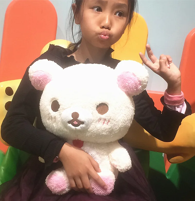 Милая Kawaii Rilakkuma плюшевая игрушка медведь Korilakkuma мягкие игрушки животные 35 см