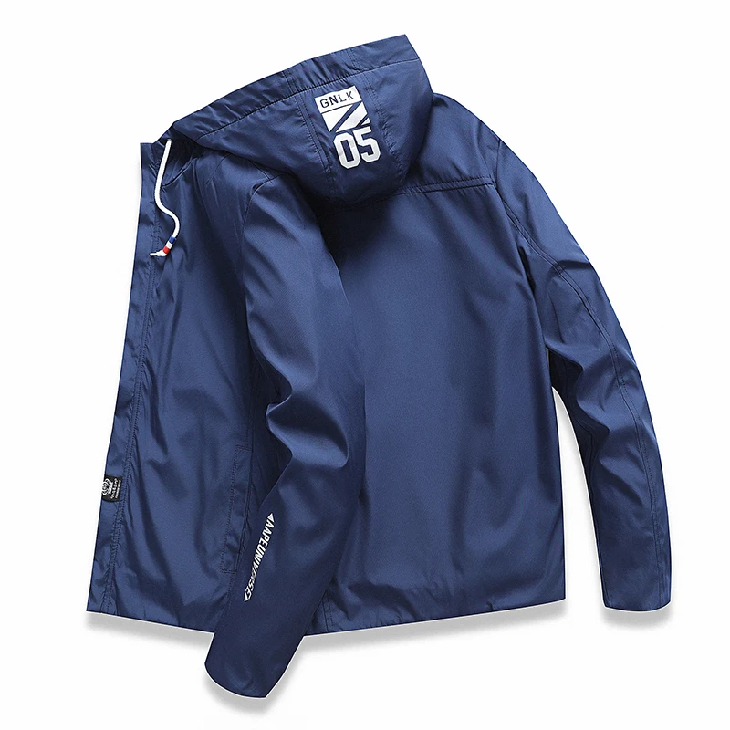 2019 мужские куртки с капюшоном модные повседневные спортивная куртка бомбер и