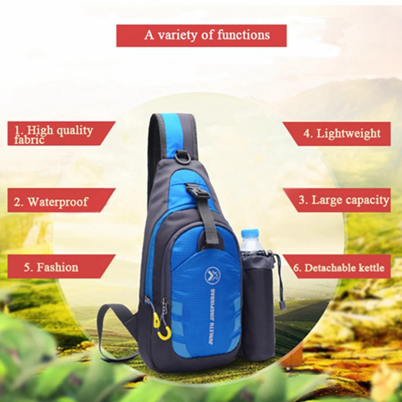 Спортивная нагрудная сумка Outdoot многофункциональная дорожная для женщин и