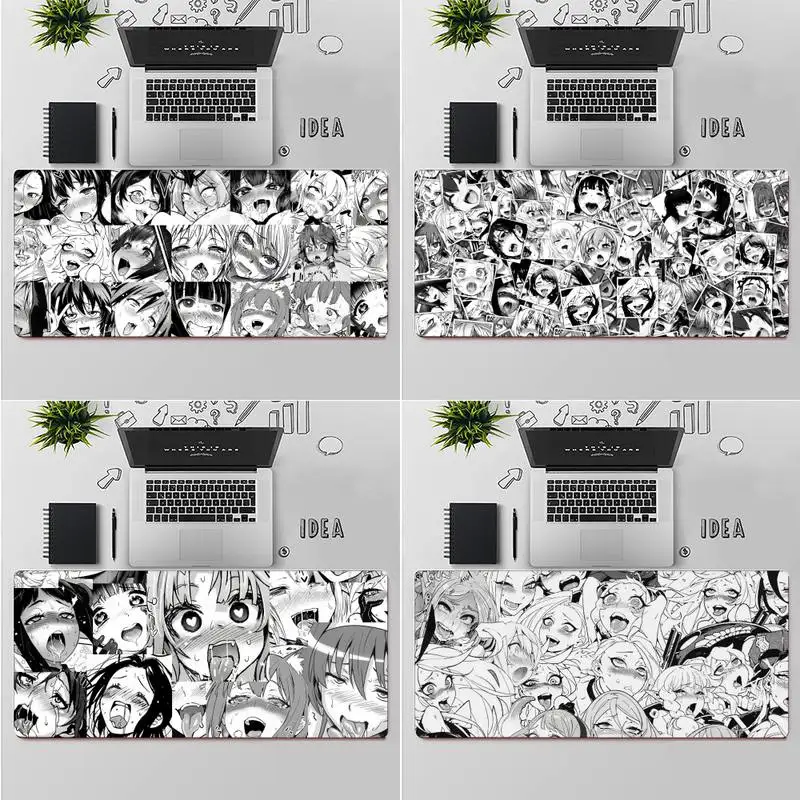 

ZOROXU Anime girl cartoon japan cute face Customized MousePads Computer Laptop Anime table Rug PC Notebook Rubber Wholesale Mat