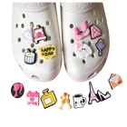 Crocs украшения для девочек, Косметические женские подвески, аксессуары для обуви, ароматические ПВХ заколки, пряжки, Значки для девушек, набор для вечерние