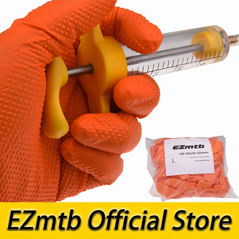

Free Shipping EZmtb bicycle Maintenance HD nitrile gloves Powder free Latex free 20/30 in 1 bag