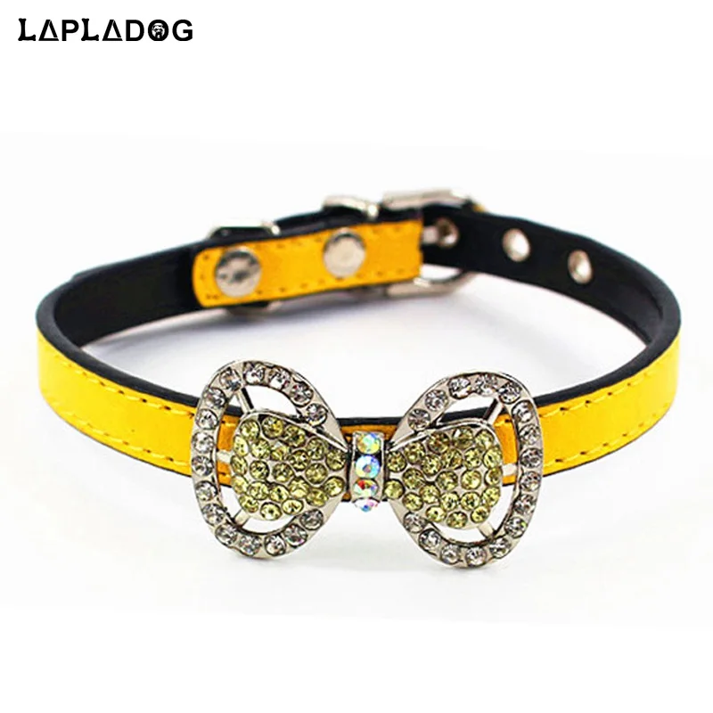 Ошейник поводок со стразами воротники ожерелья кошка домашние красивые