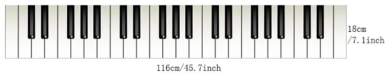 2 пианино клавиатура лестницы наклейки самоклеющиеся DIY водонепроницаемые