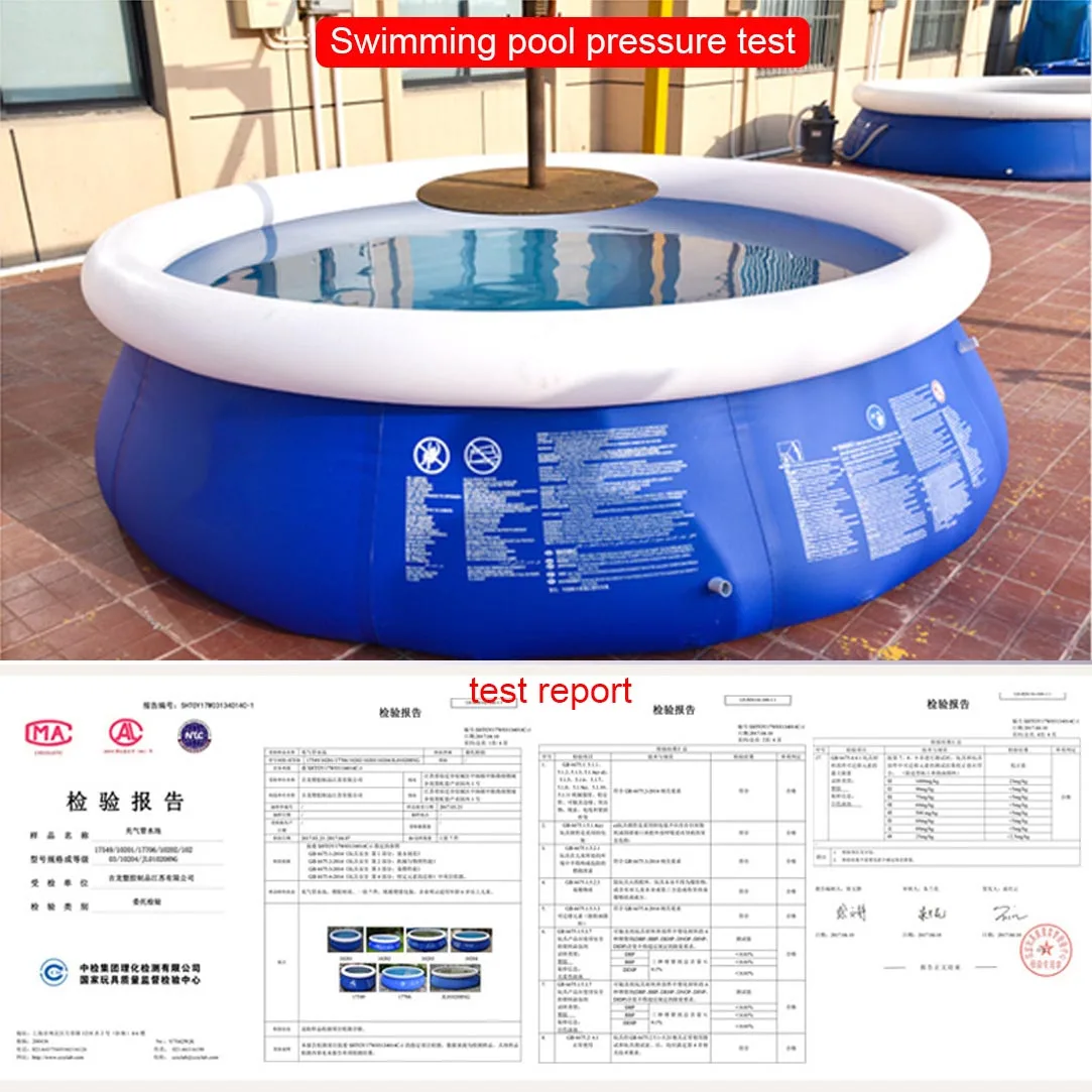 Family Inflatable Swimming Pool Adult Round Top Ring Accessories Water Playing Unisex Pisina | Мать и ребенок
