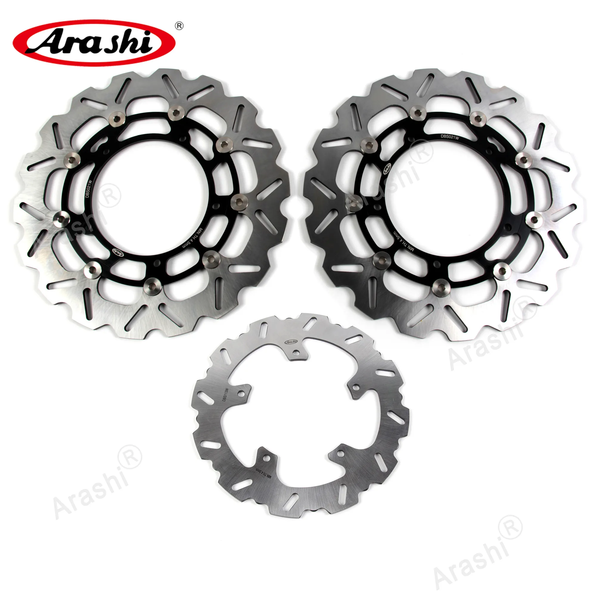 

Arashi 1 Set For YAMAHA FZ8 800cc 2010-2015 CNC Floating Front Rear Brake Disc Disk Rotor FZ-8 2011 2012 2013 2014 2015