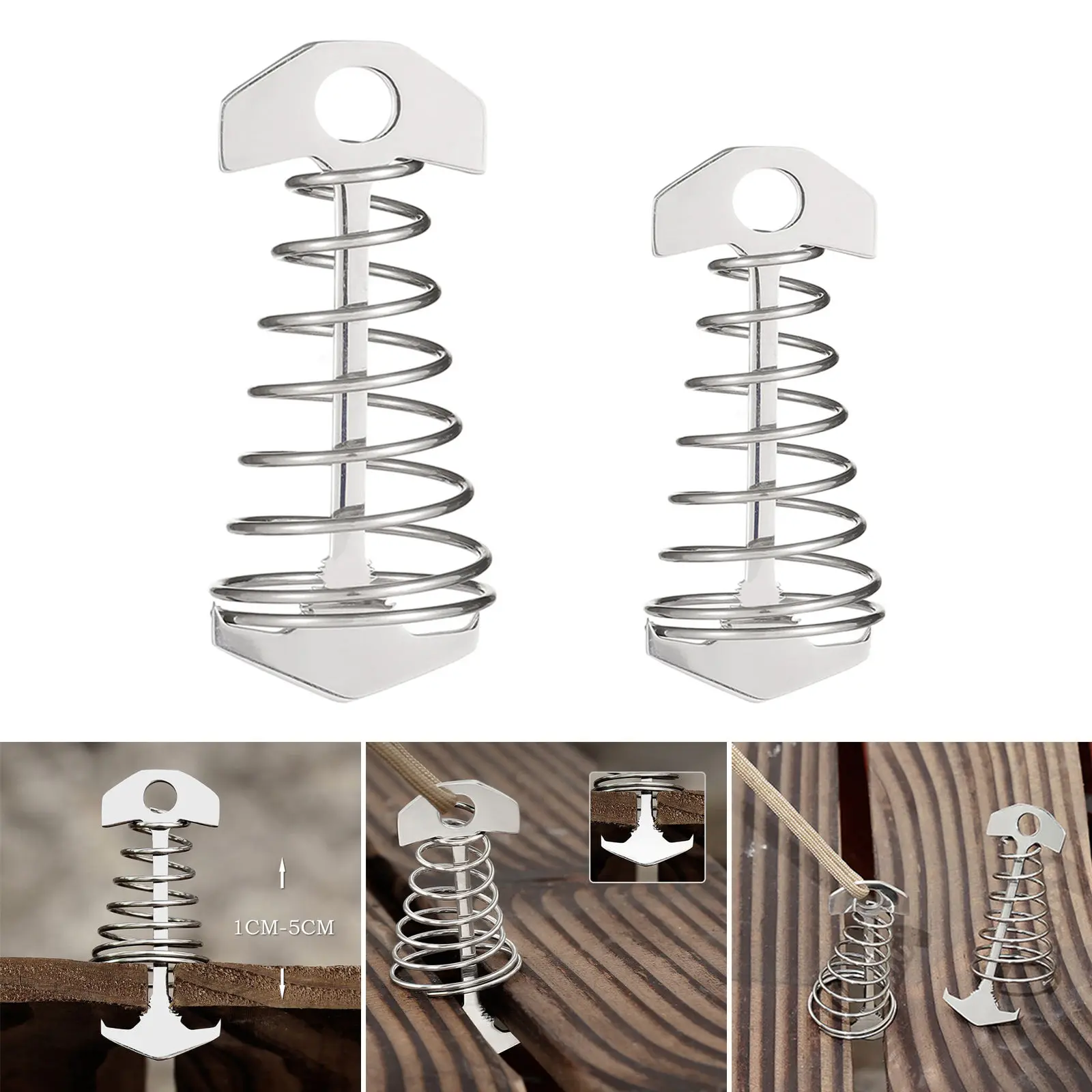 

10Pcs Strong Tent Rope Tensioners Adjustable Fishbone Deck Anchor Peg Stakes Peg Octopus Camping