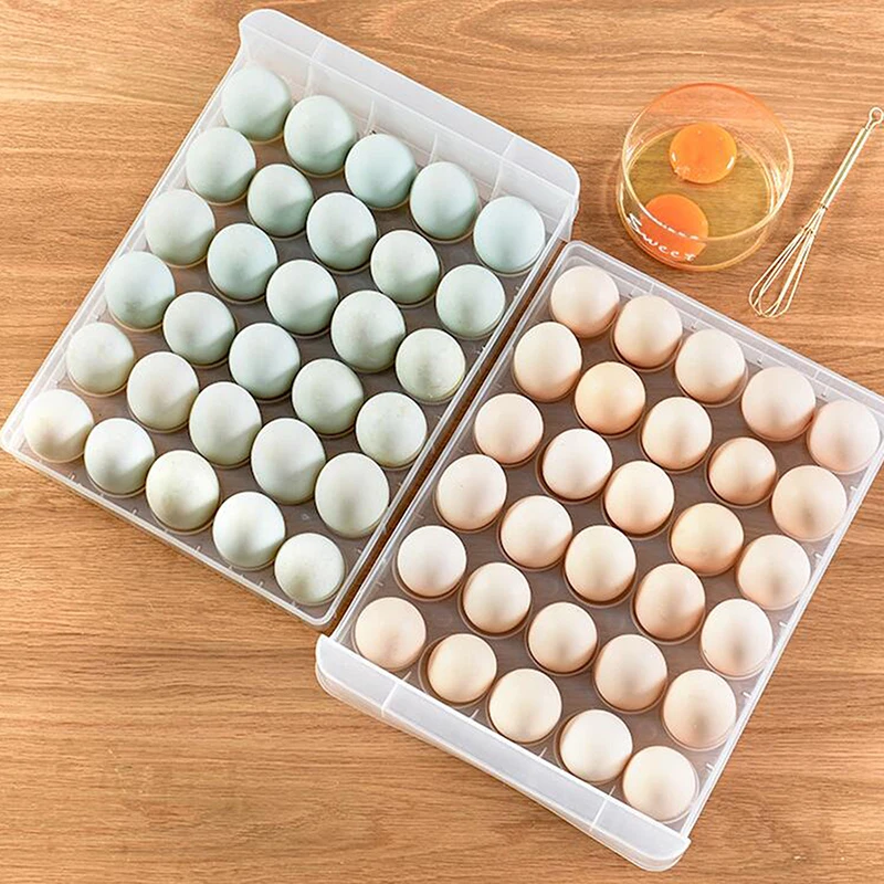 Удобный контейнер для хранения яиц кухонного холодильника с защитой от