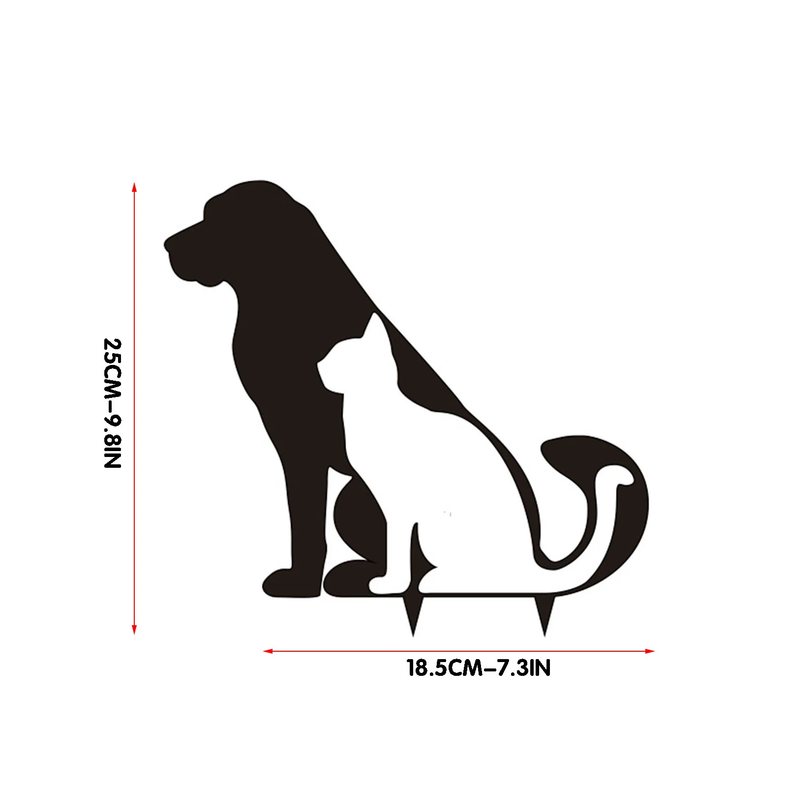 

New Garden Outdoor Acrylic Puppy Style Plug-In Garden Decoration Ornaments Garden Decoration Outdoor tuin decoratie outdoor