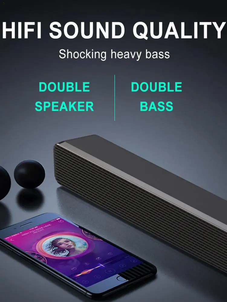 2019 Bluetooth Саундбар беспроводные колонки для домашнего кинотеатра объемные