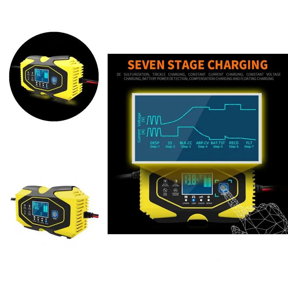 Car Battery Charger Universal Universal Car Battery Charger Automatic Adjustment Self Test Pulse Repair Charger