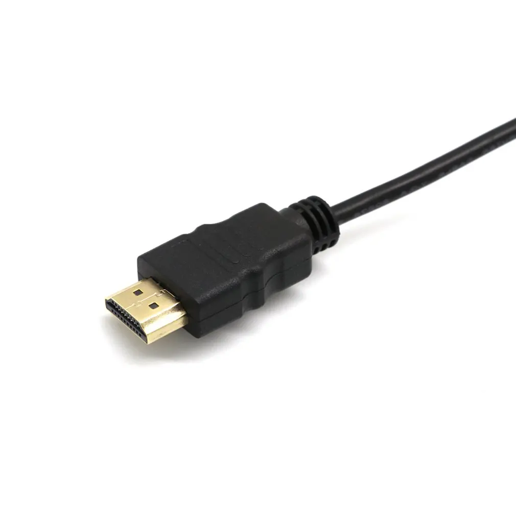 1 5 м/16 футов Золотой HDMI папа к VGA 15 Pin видео адаптер кабель 1080P 6 для ТВ DVD коробка |