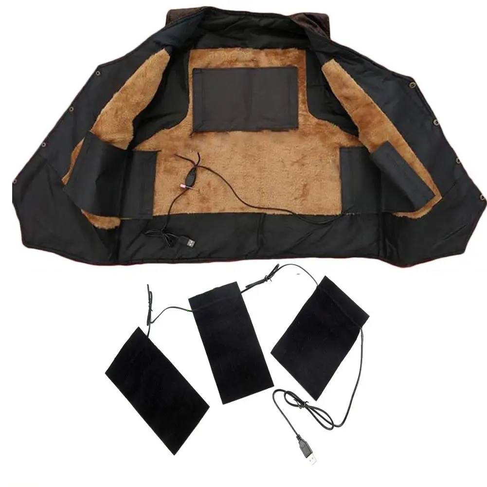 Полезная одежда Электрическое отопление ткань USB Температура с подогревом