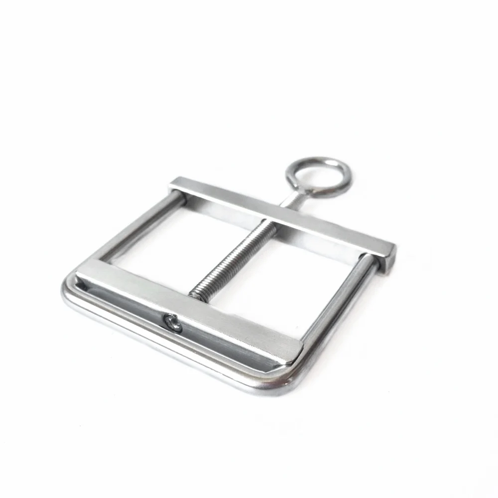 Новейший Мужской зажим из нержавеющей стали с мятой для мошонки пениса сосков