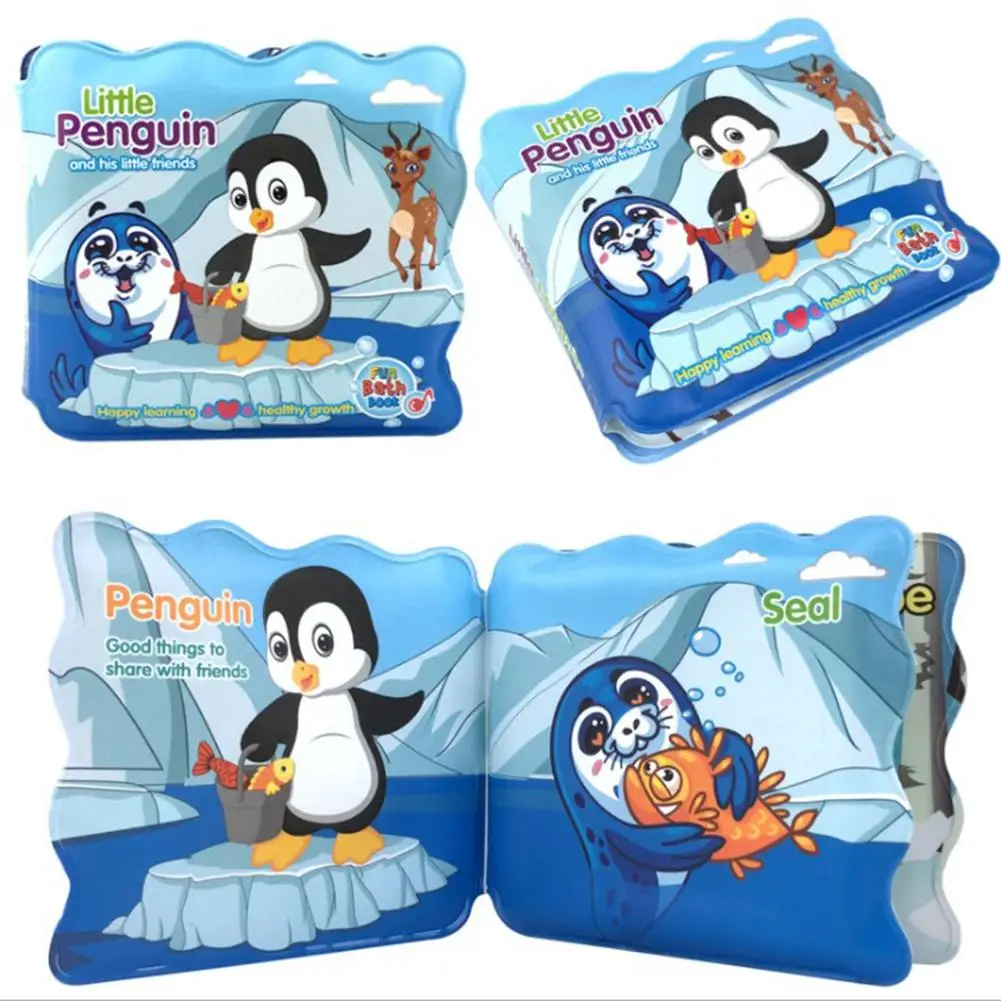 Floating Baby Bath Time Waterproof Bathtub Books Kids portable Learning Toys Educational Infant water for Toddlers | Игрушки и хобби