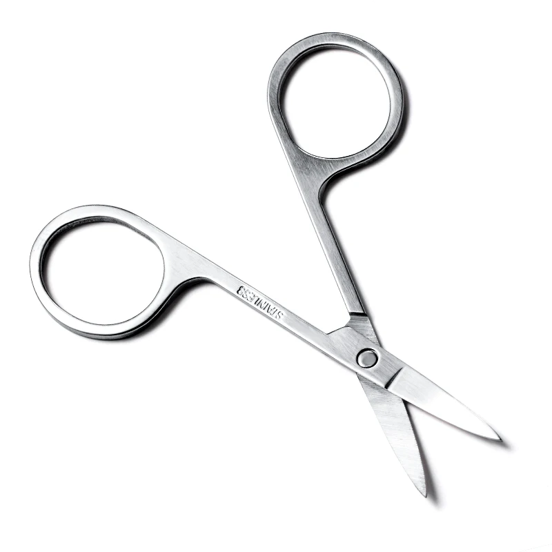 Mtssii Eyebrow Scissors Trimmer Eyelashes Nose Hair Scissor Stainless Steel Manicure Cutter Nail Makeup | Красота и здоровье
