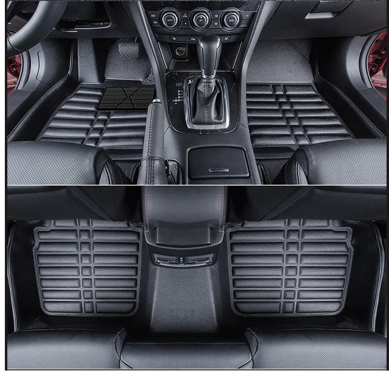

leather car floor mats for mazda 6 mazda6 atenza gj 2012 2013 2014 2015 2016 2017 2018 2019 accessories carpet rug